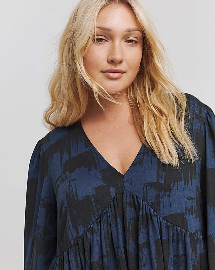 Blue Print Supersoft Smock Dress