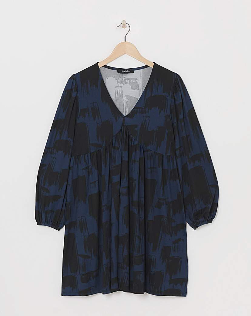 Blue Print Supersoft Smock Dress