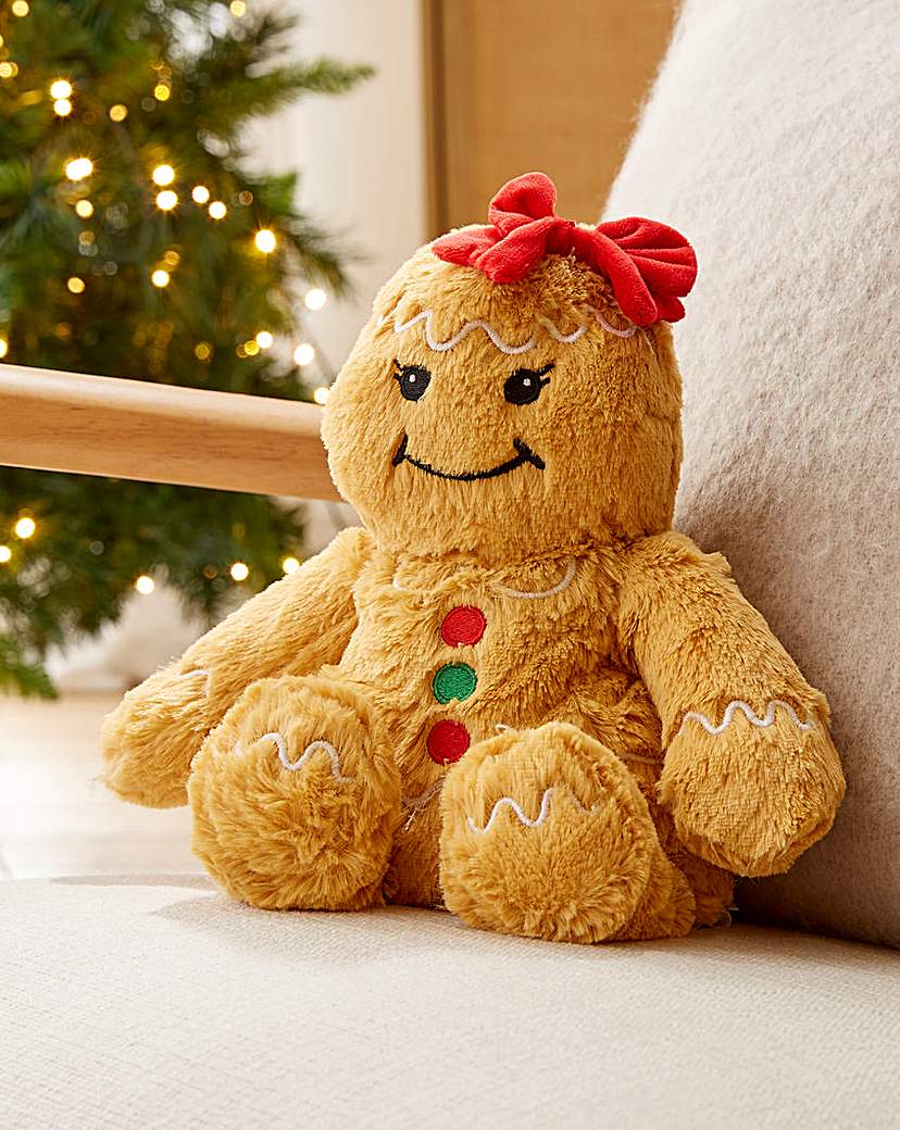 New In - Warmies heatable Gingerbread Woman Plush