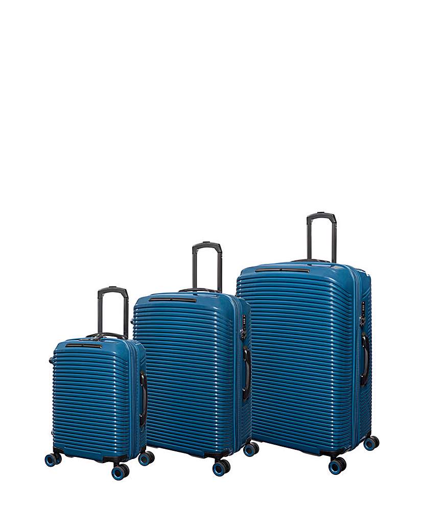 New In - IT Luggage Traversed 3pc Suitcase Set