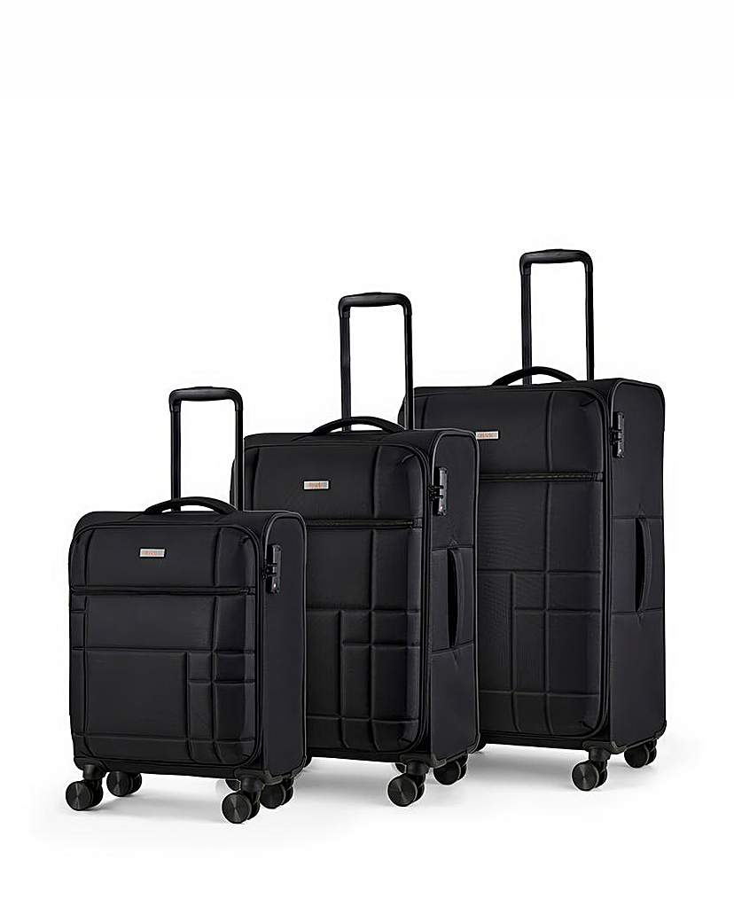 New In - Rock Tokyo 3pc Suitcase Set