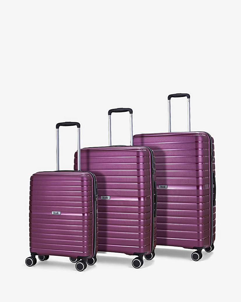 New In - Rock Hydra-Lite 3pc Suitcase Set