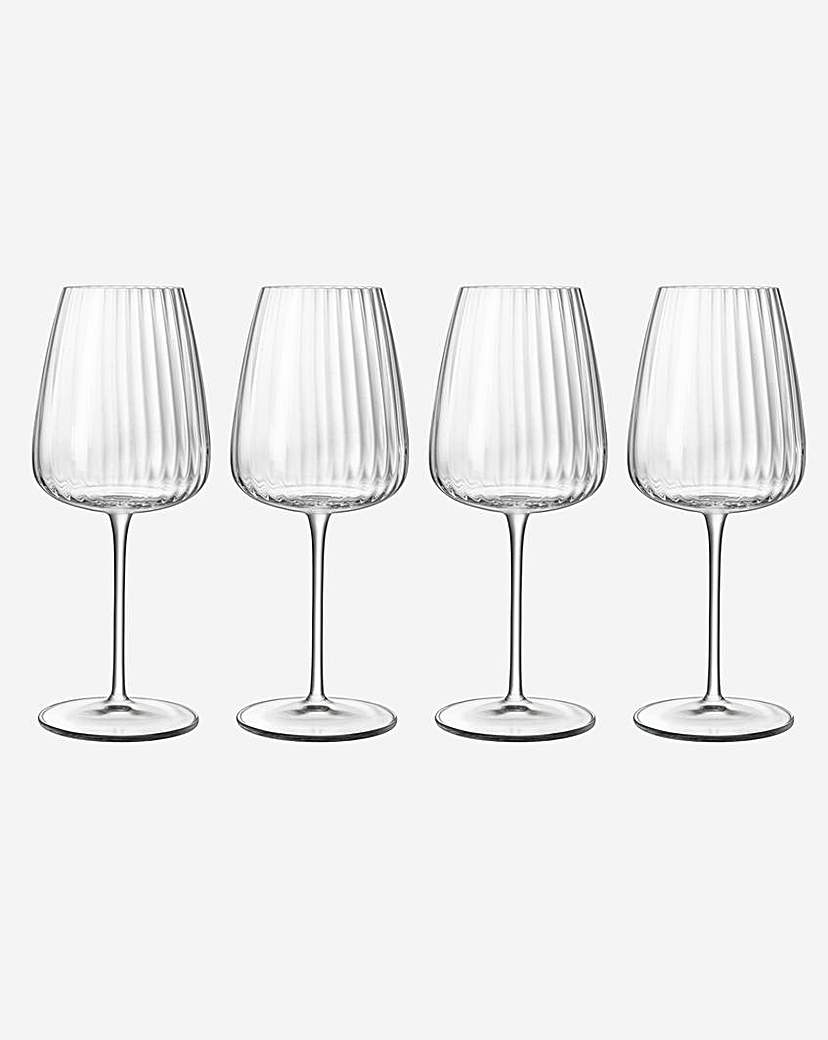 Luigi Bormioli Optica White Wine Glasses