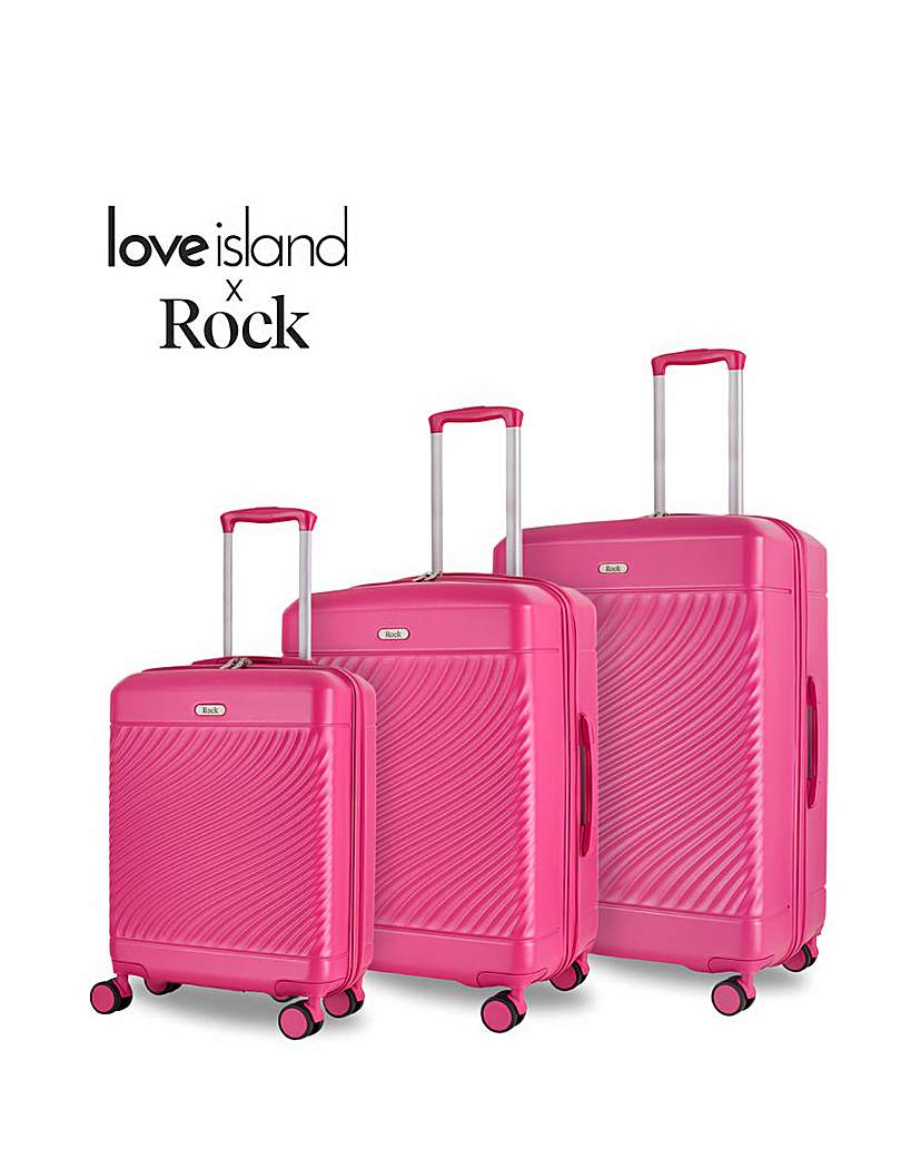 Rock Love Island 3pc Suitcase Set