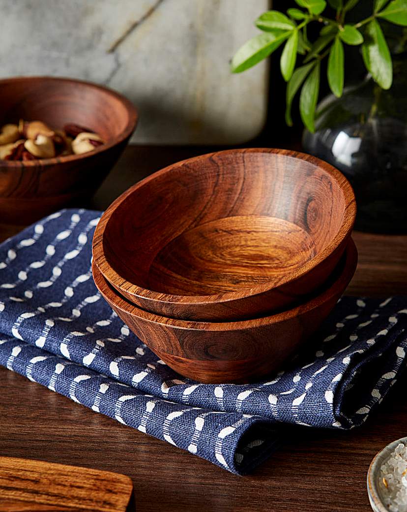 Gray & Osbourn No.1 Wooden Snack Bowls