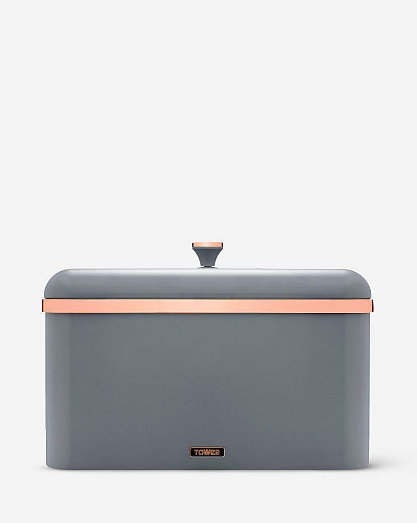 Tower Cavaletto Bread Bin Grey