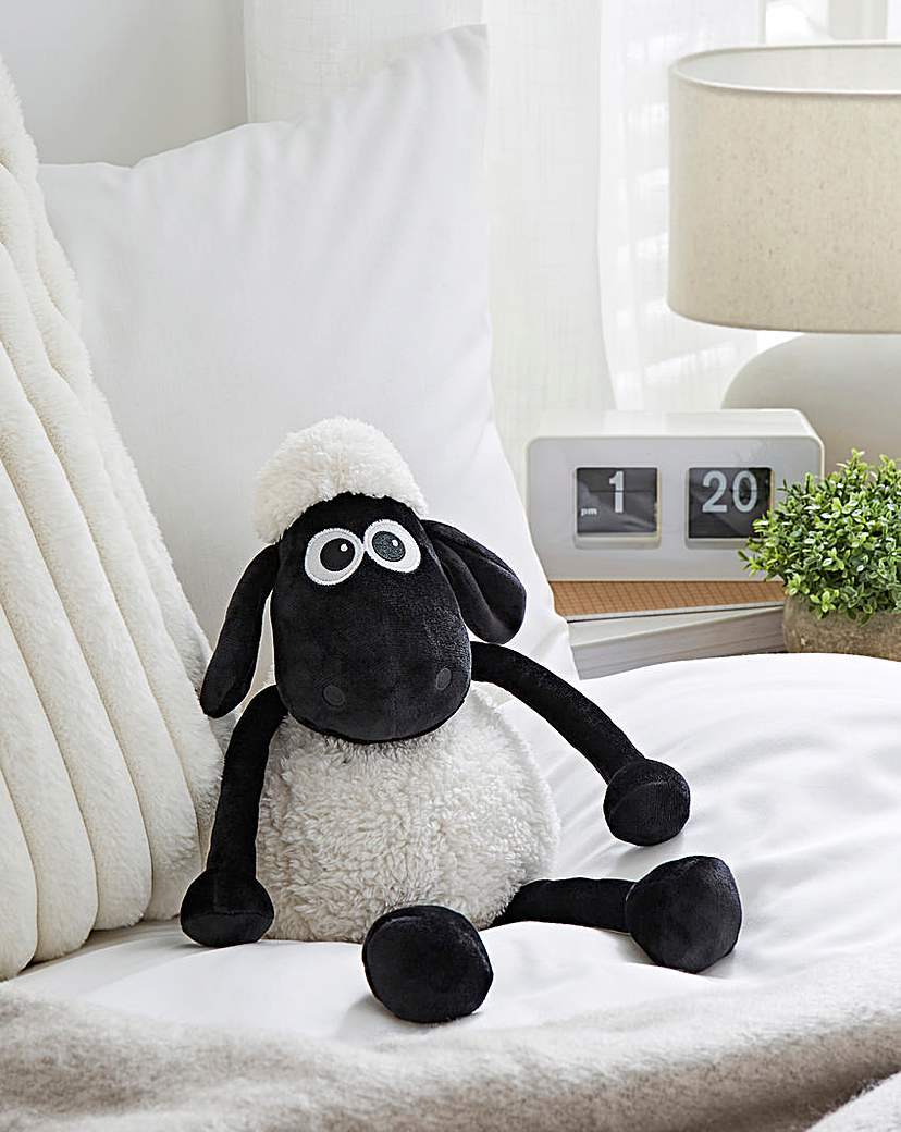 Warmies Shaun the Sheep Plush Toy - Fully Heatable Microwavable Soft Toy with Lavender Scent - Ideal Gift