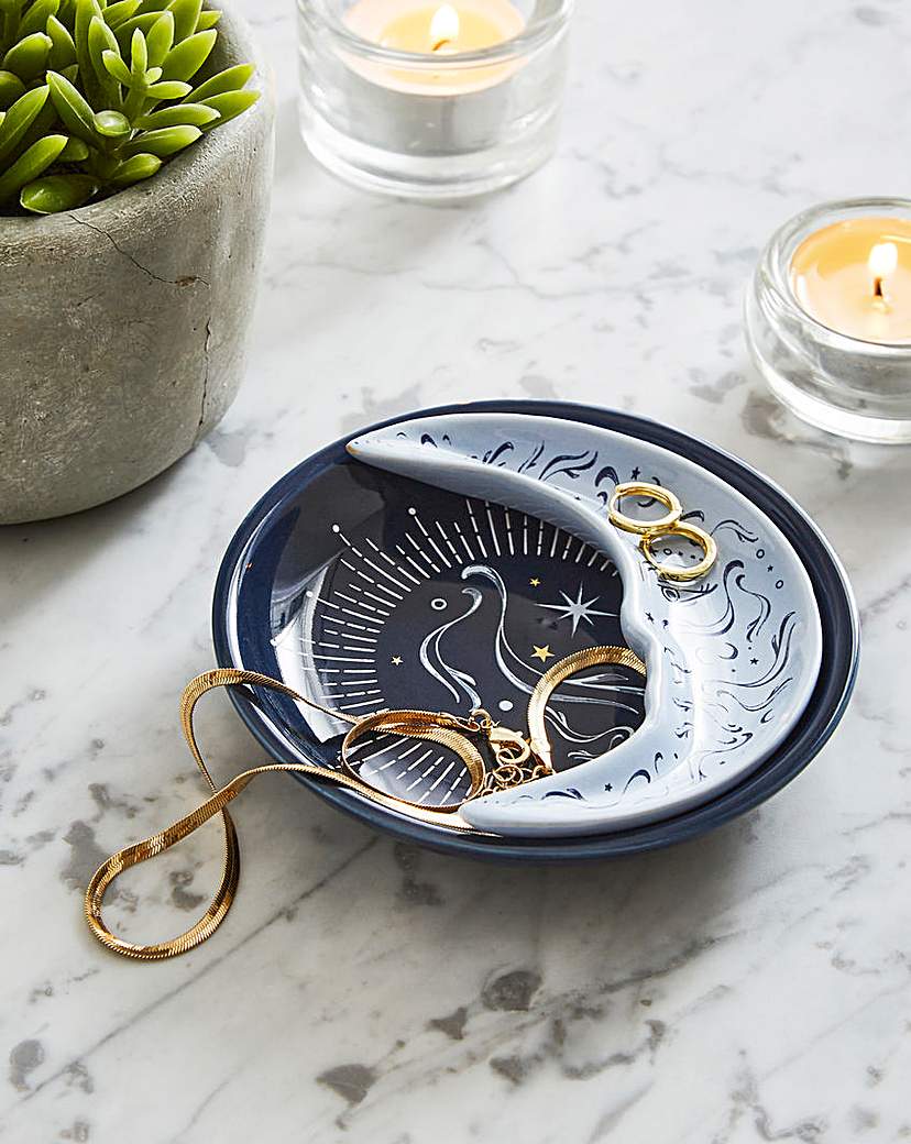 Blue Moon Stacking Trinket Dish