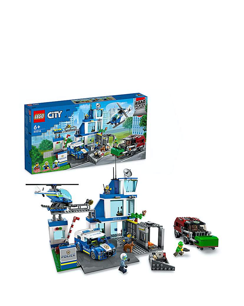 LEGO City Police Station Truck & Helicop