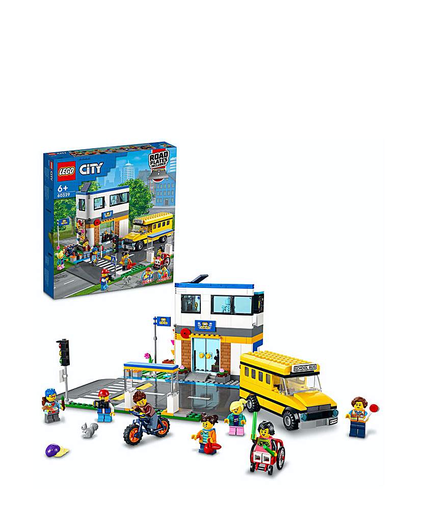 LEGO My City School Day Bus Toy & Road