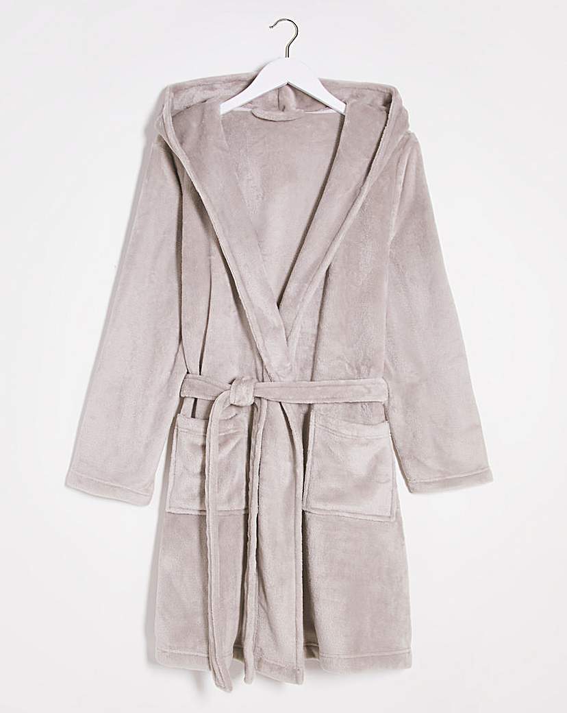 Pretty Secrets Supersoft Dressing Gown - Champagne