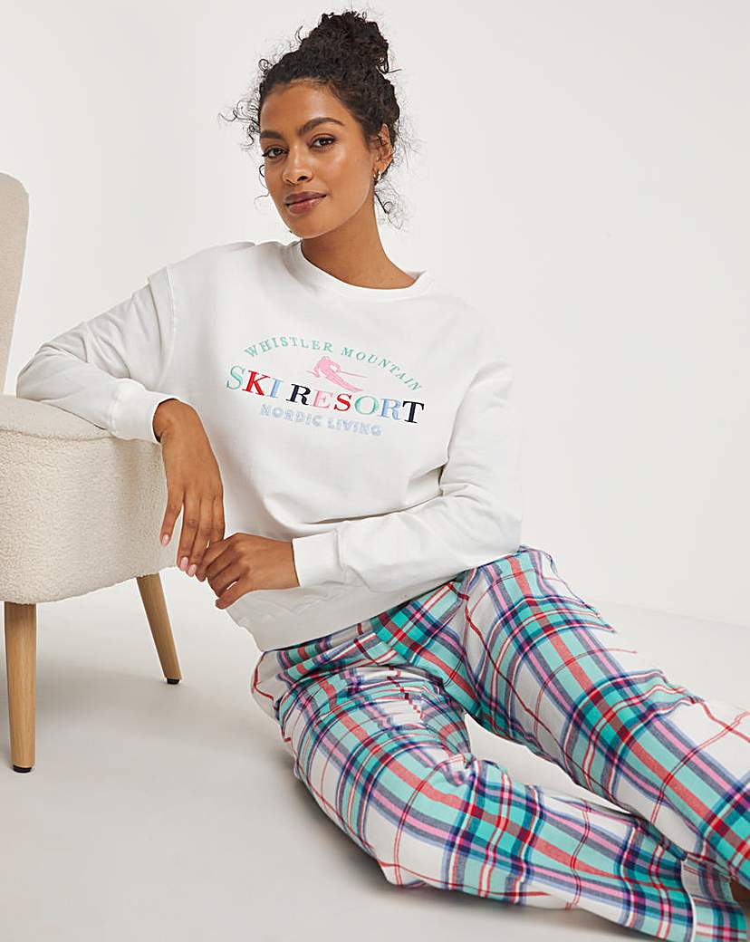 Sweatshirt Pyjama Set