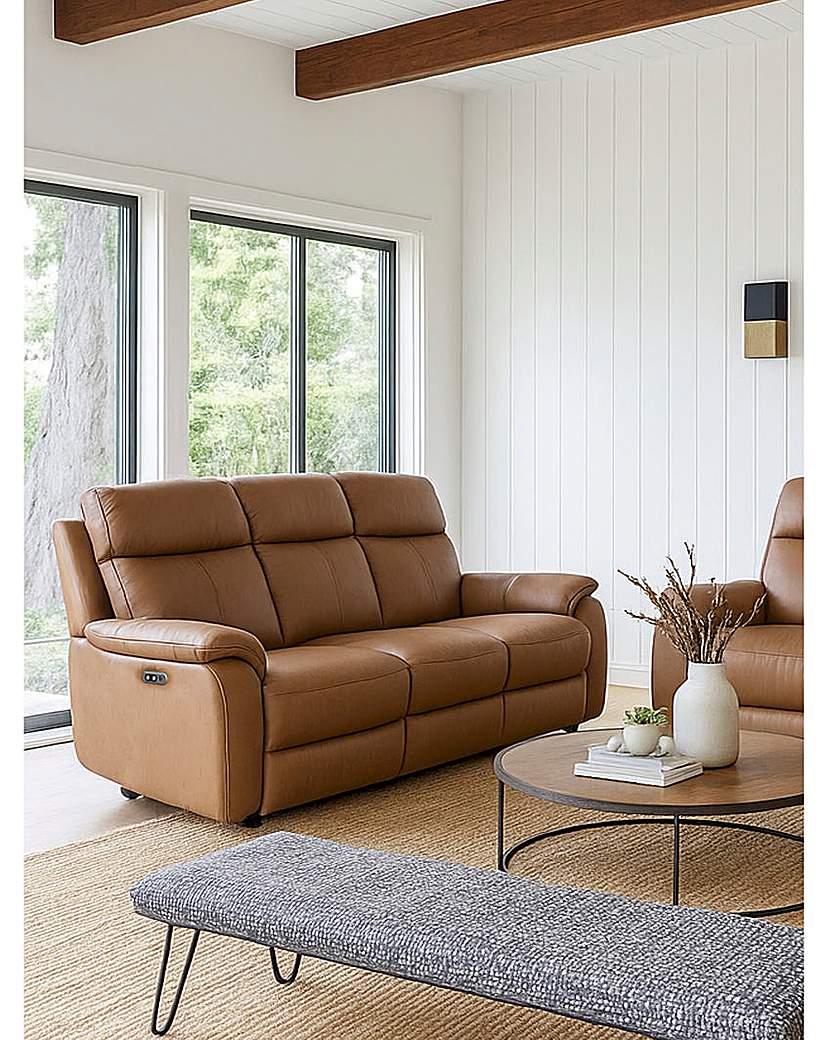 New In - Aspire Kingsmere Power Recliner 3 Seater