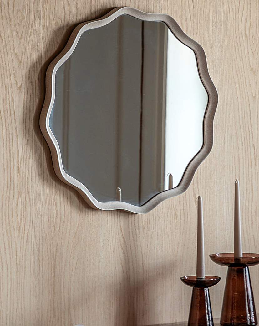 Monterey Wave Round Mirror
