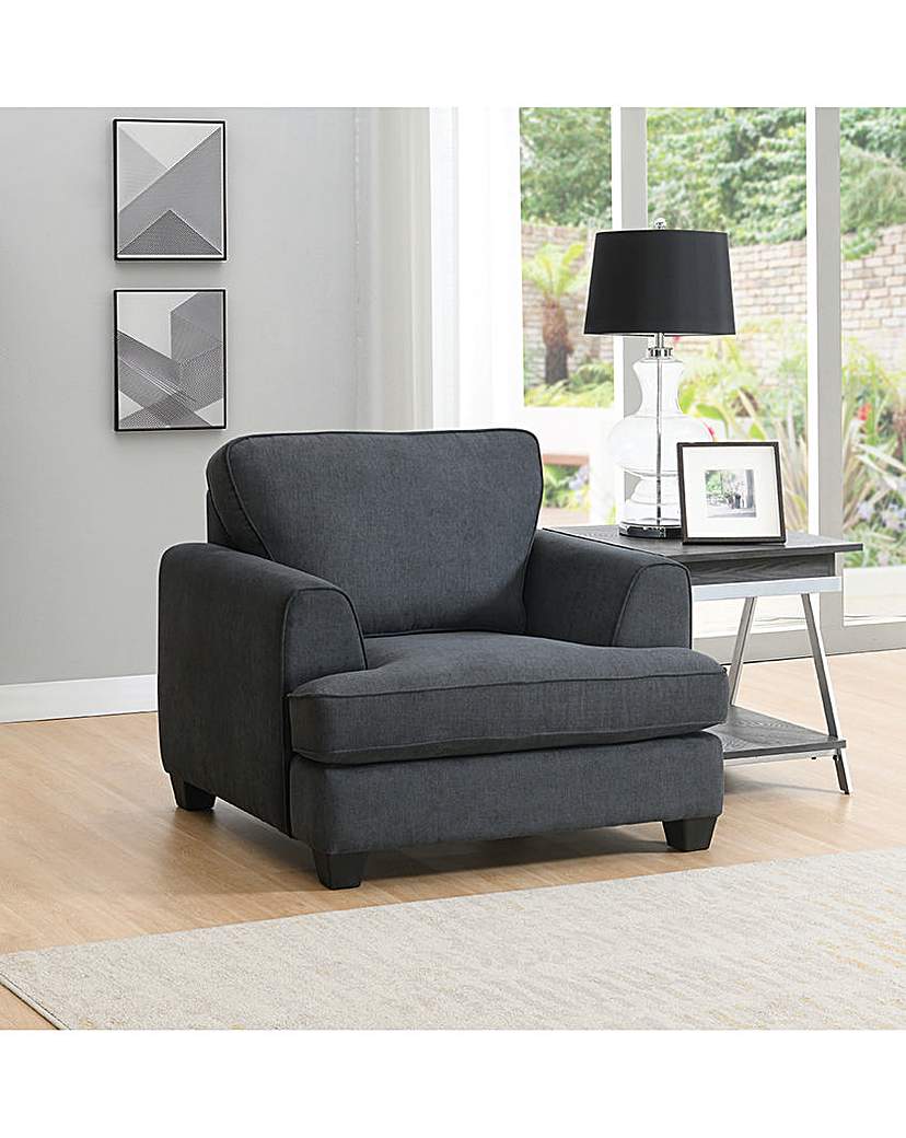 Dark/Grey Holbrooks Armchair - Image 5