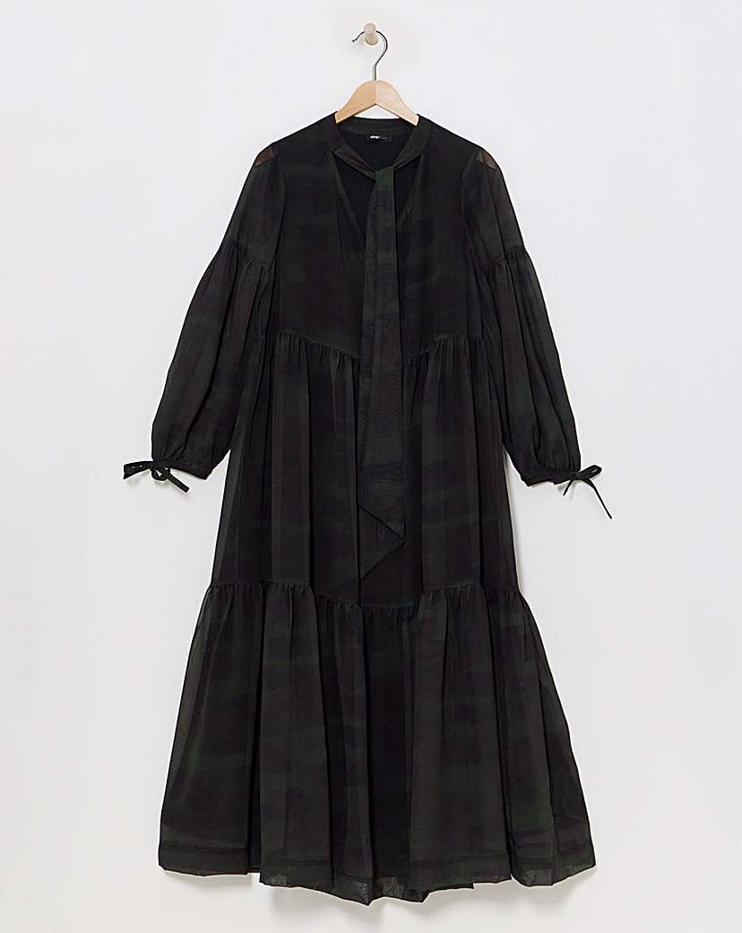 Tiered Georgette Maxi Dress