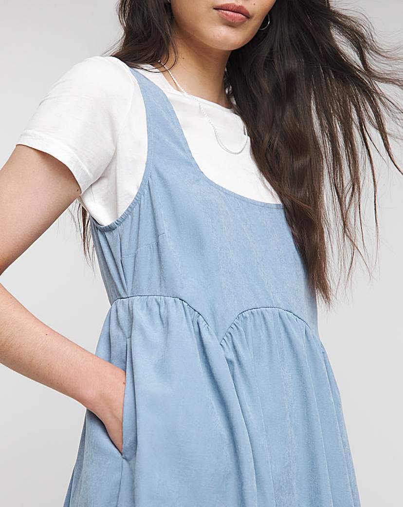 Blue Apron Smock Dress