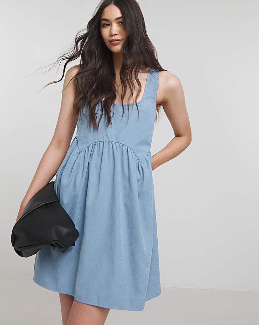 Blue Apron Smock Dress