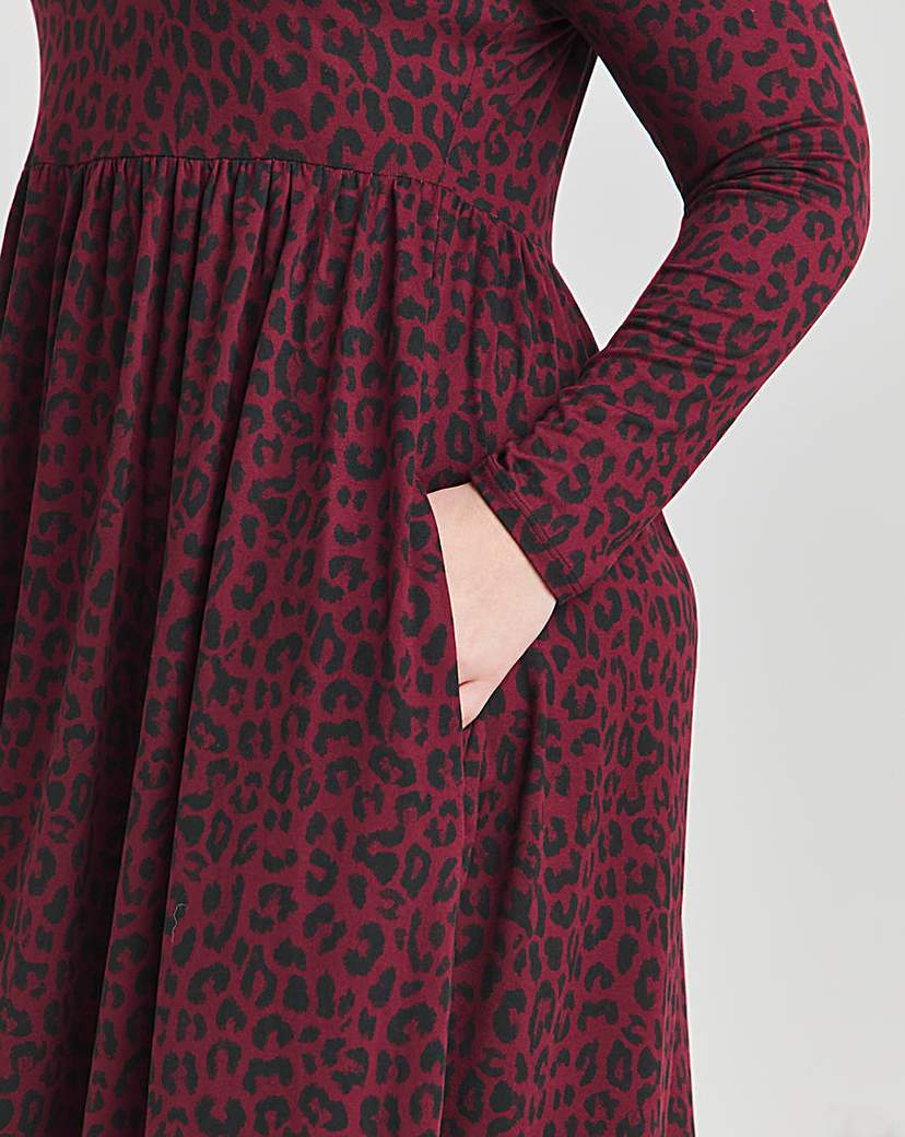 Animal Supersoft Pocket Midi Dress