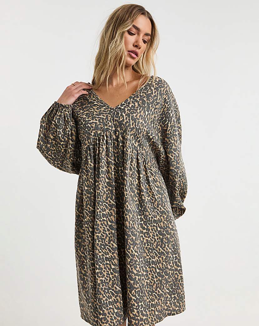 Simply Be Animal Smock Dress