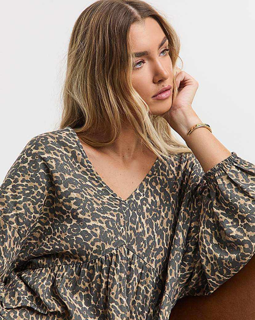 Simply Be Animal Smock Dress