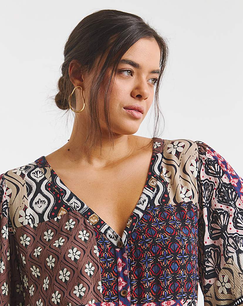 Crinkle Tiered Maxi Dress