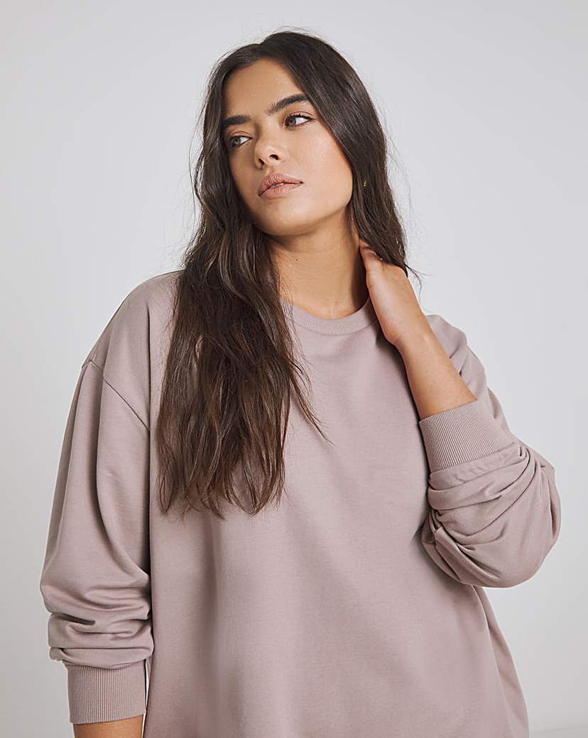 Mocha Midi Sweat Dress
