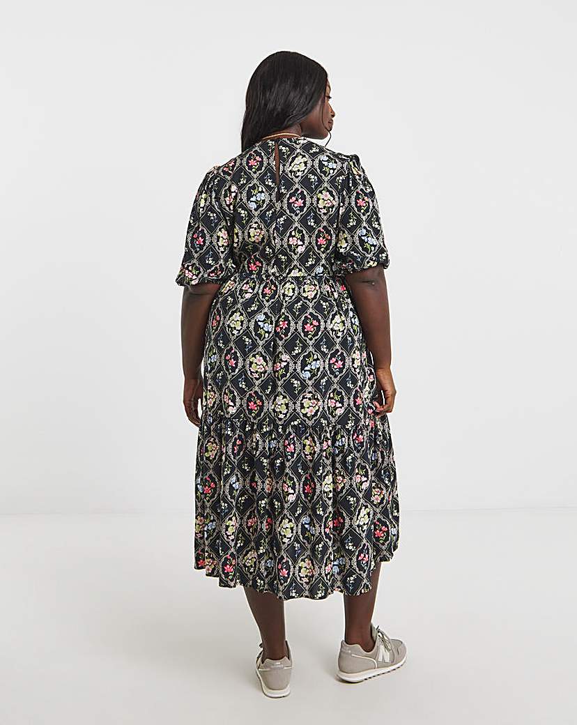 Tiered Midi Dress