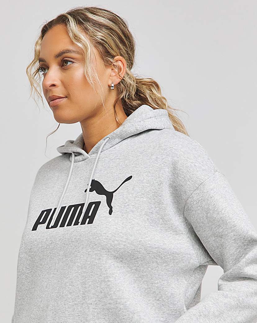 PUMA Essentials Cropped Logo Hoodie