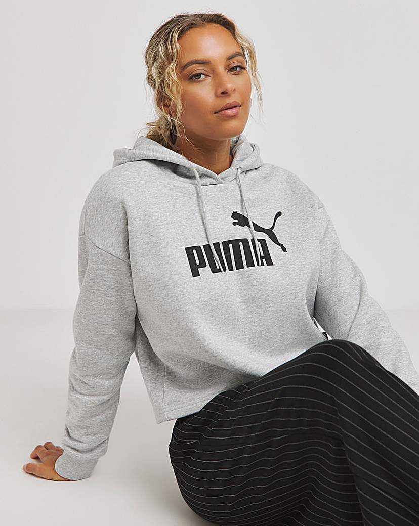 PUMA Essentials Cropped Logo Hoodie