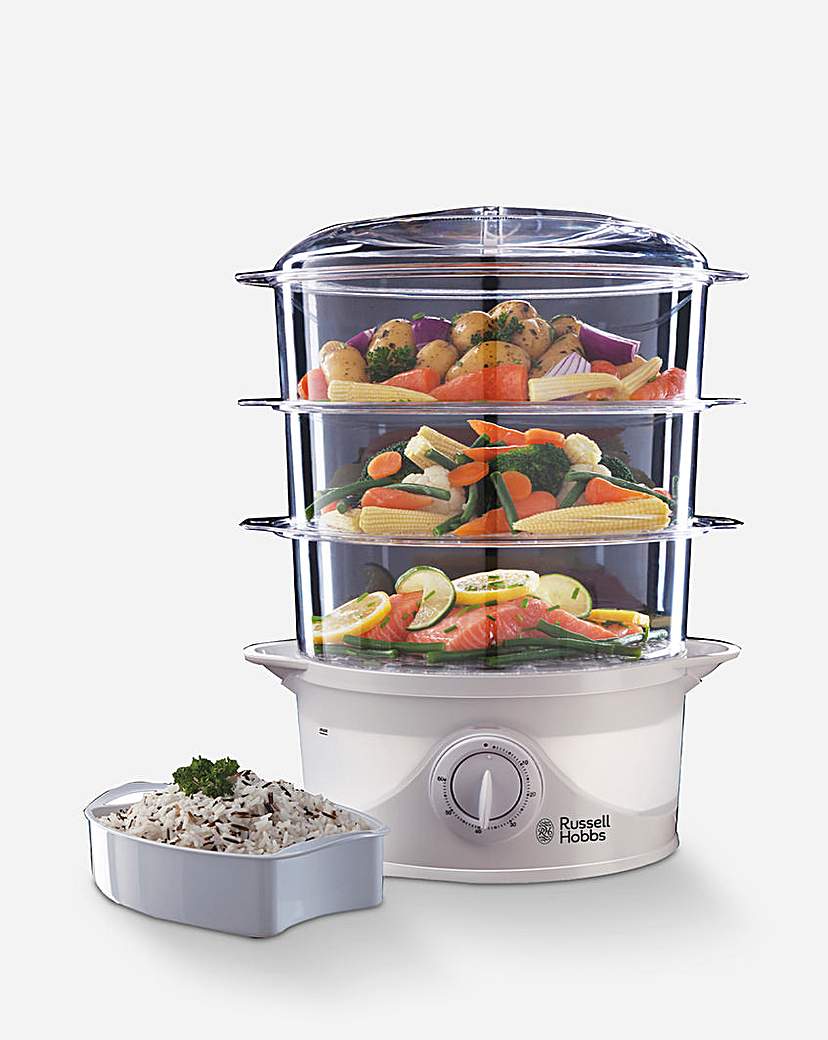 Image of Russell Hobbs 9 Litre 3 Tier Steamer