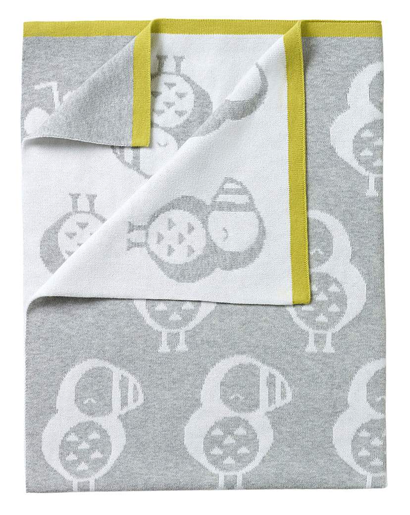 Clair De Lune Piper the Puffin Blanket