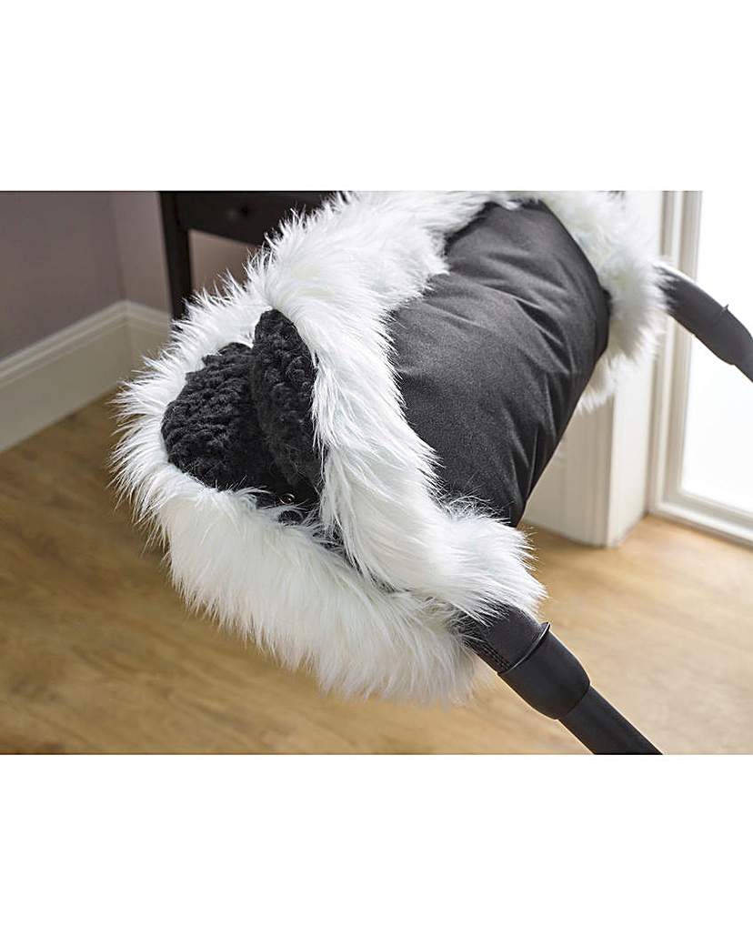 Clair De Lune Double Faux Fur Hand Muff