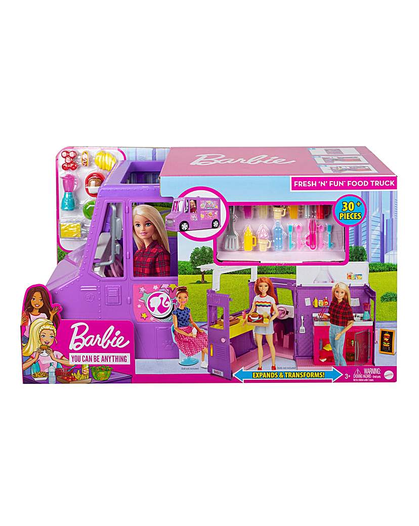 Image of Barbie Fresh n Fun Food Truck Playset