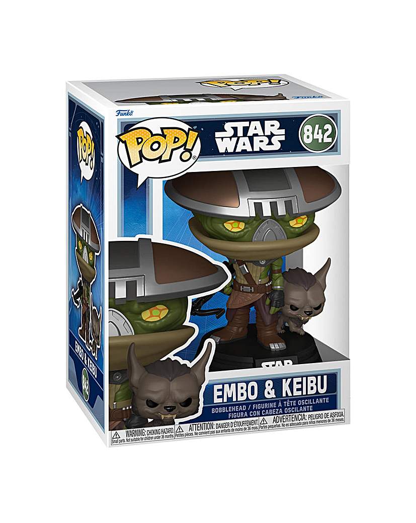 Pop! Vinyl Mandalorian & Grogu w/ Keibu