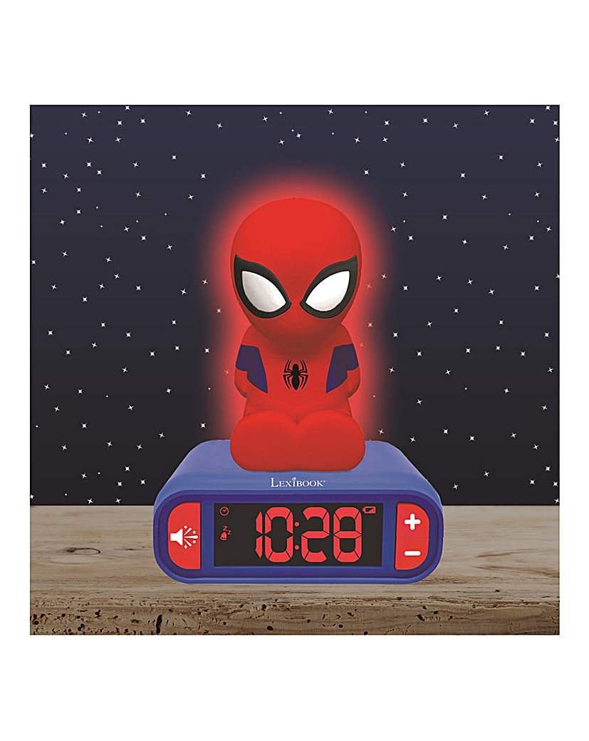 Spider-Man 3D Night-Light Alarm Clock
