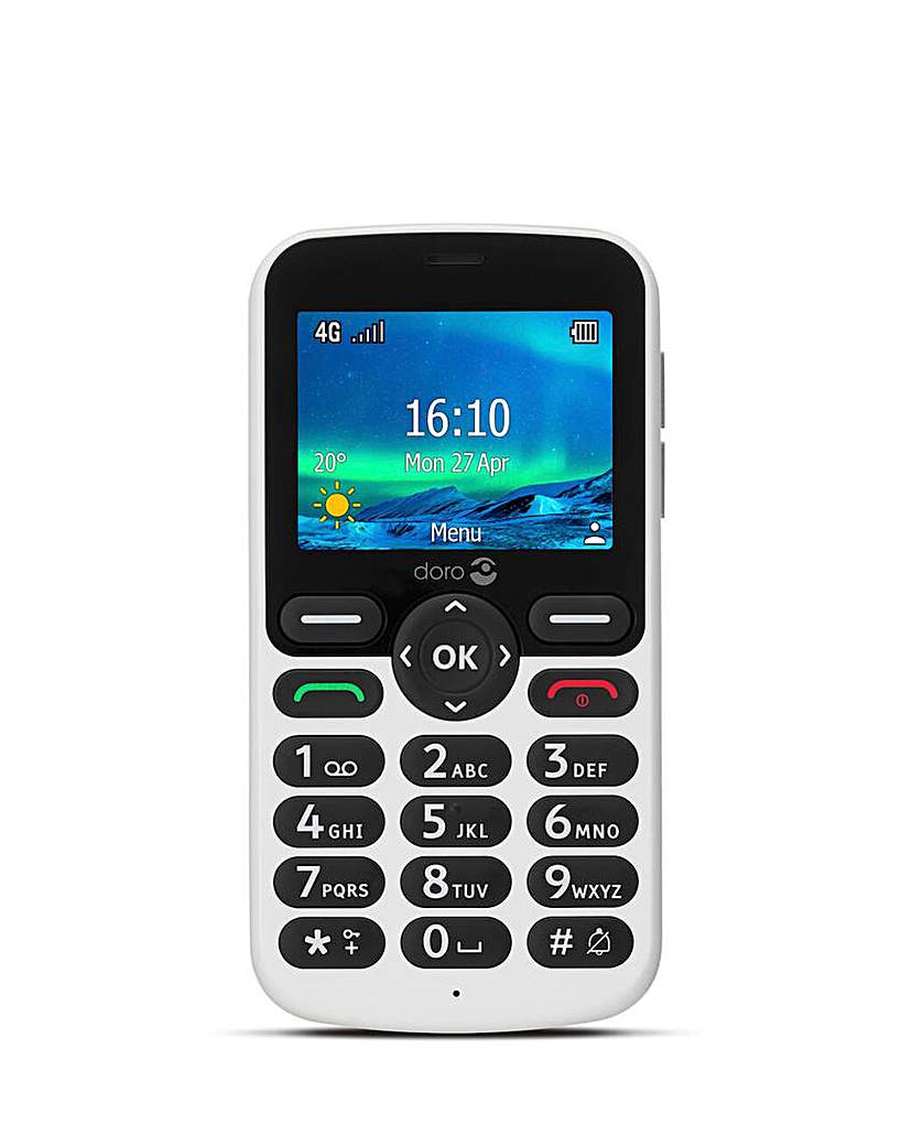 Doro 5860 Flip Mobile Phone - Black