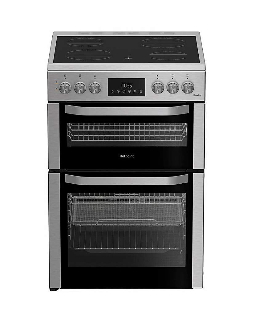 Hotpoint HDE6VDCAX Electric Cooker Inst Stainless Steel …