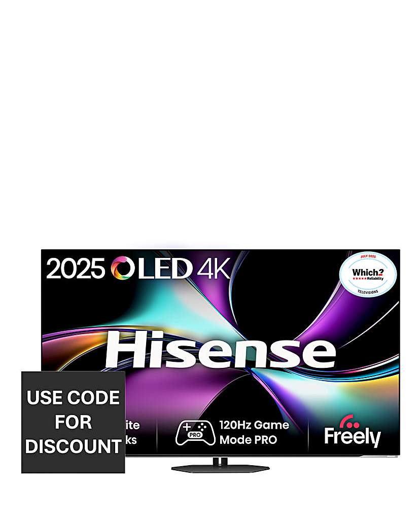 Hisense 65A85QTUK 65in OLED 4K UHD TV