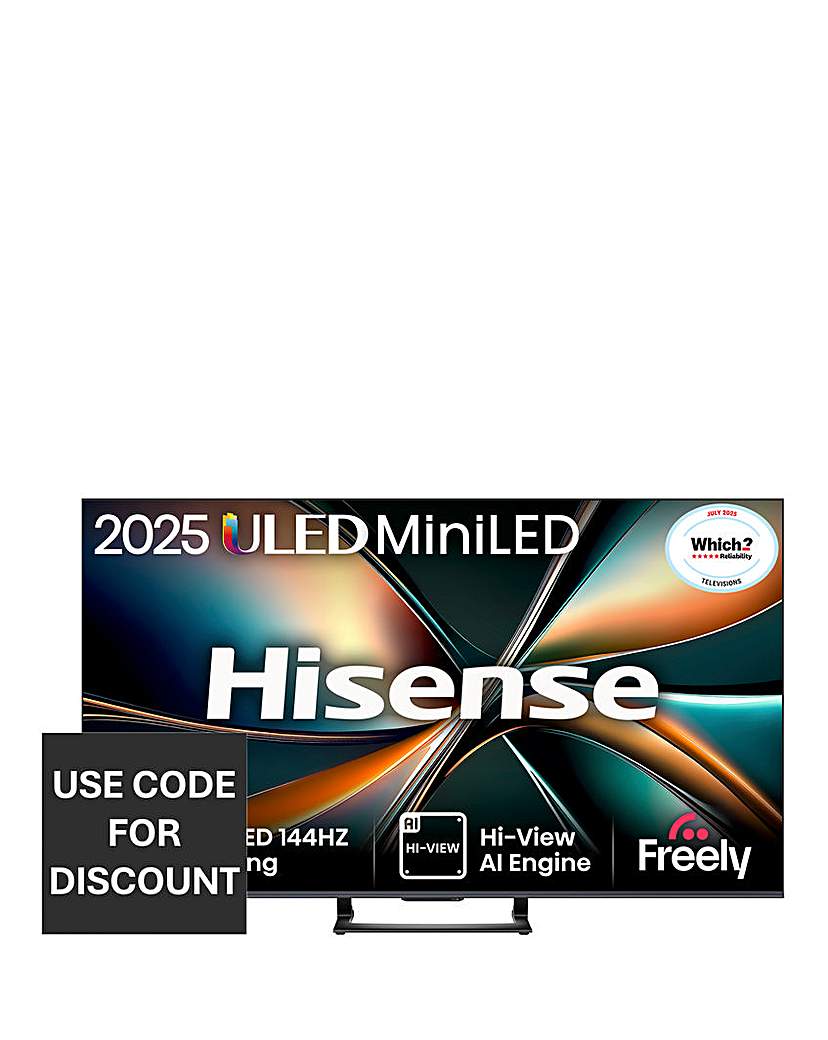 Hisense 50U7QTUK 50in Mini-LED 4K UHD TV