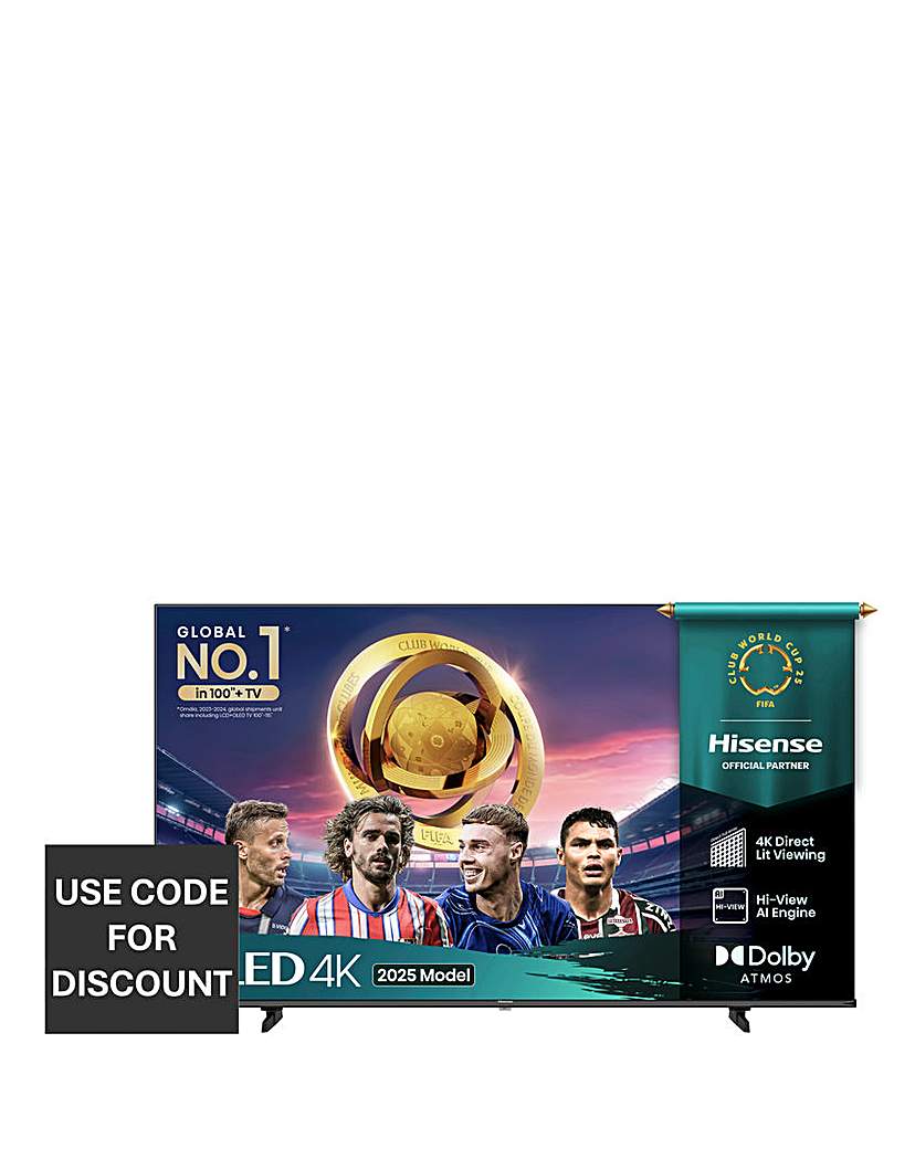 New In - Hisense 50E78QTUK 50in QLED 4K UHD TV