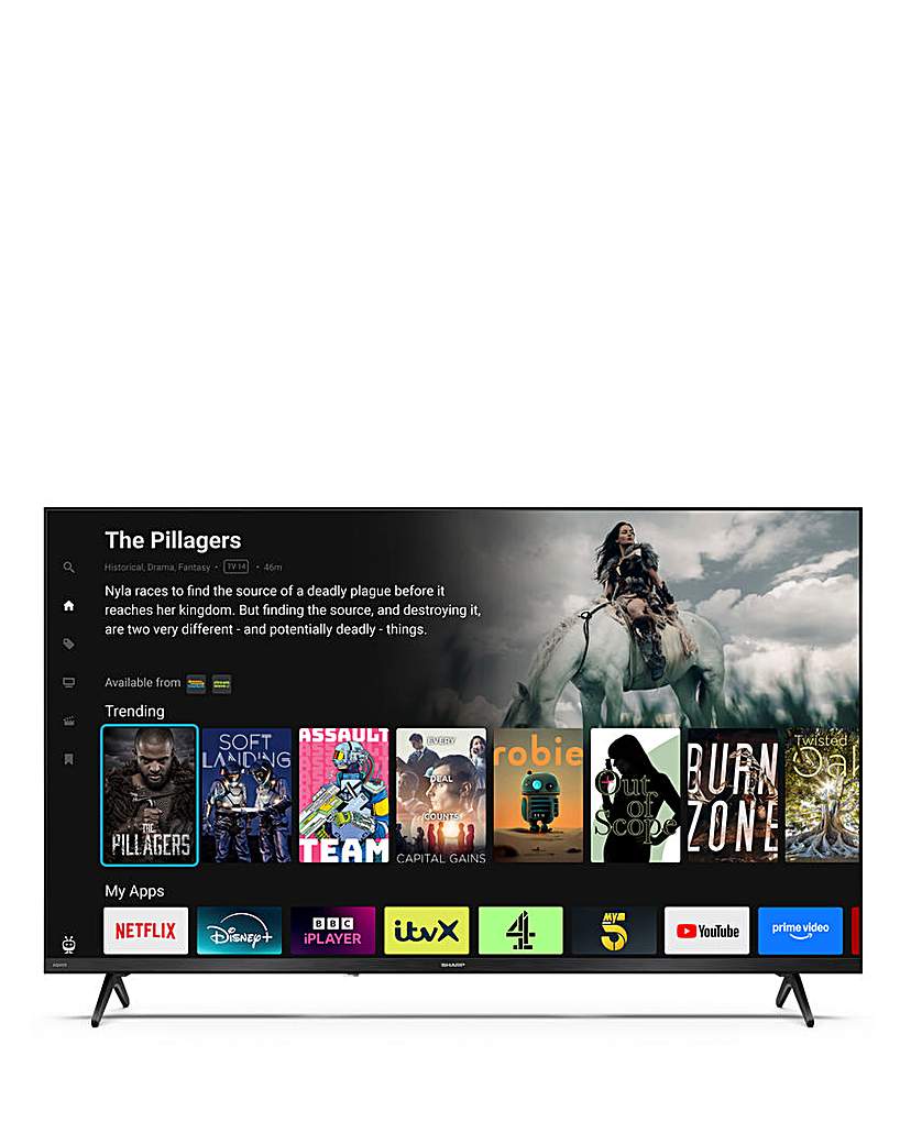 New In - Sharp 2T-C40HE3245KB 40 QLED HD Tivo TV