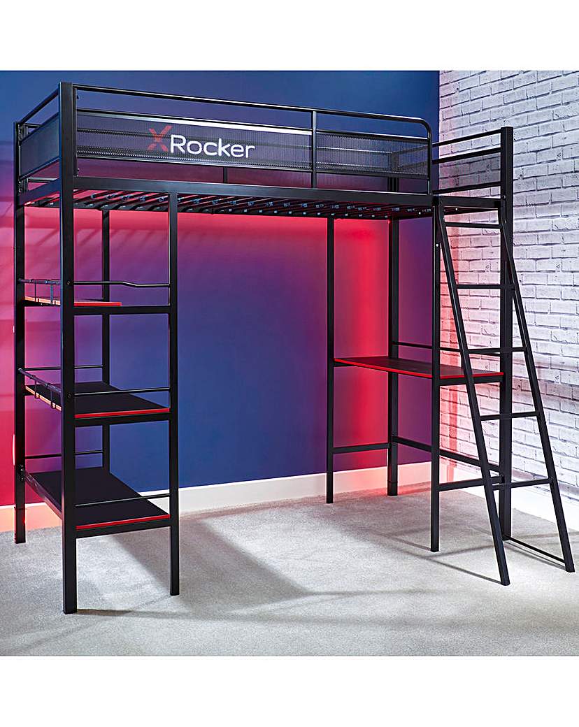 X Rocker Fortress - Gaming Bunk Bed