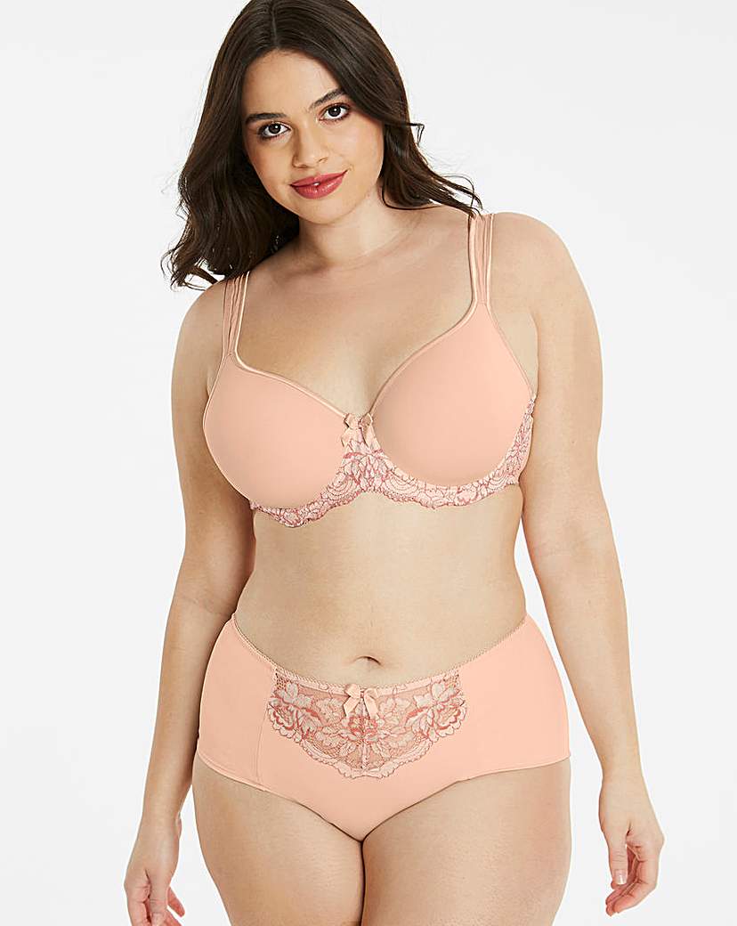 Image of Ella Lace Blush Luxury T-Shirt Bra