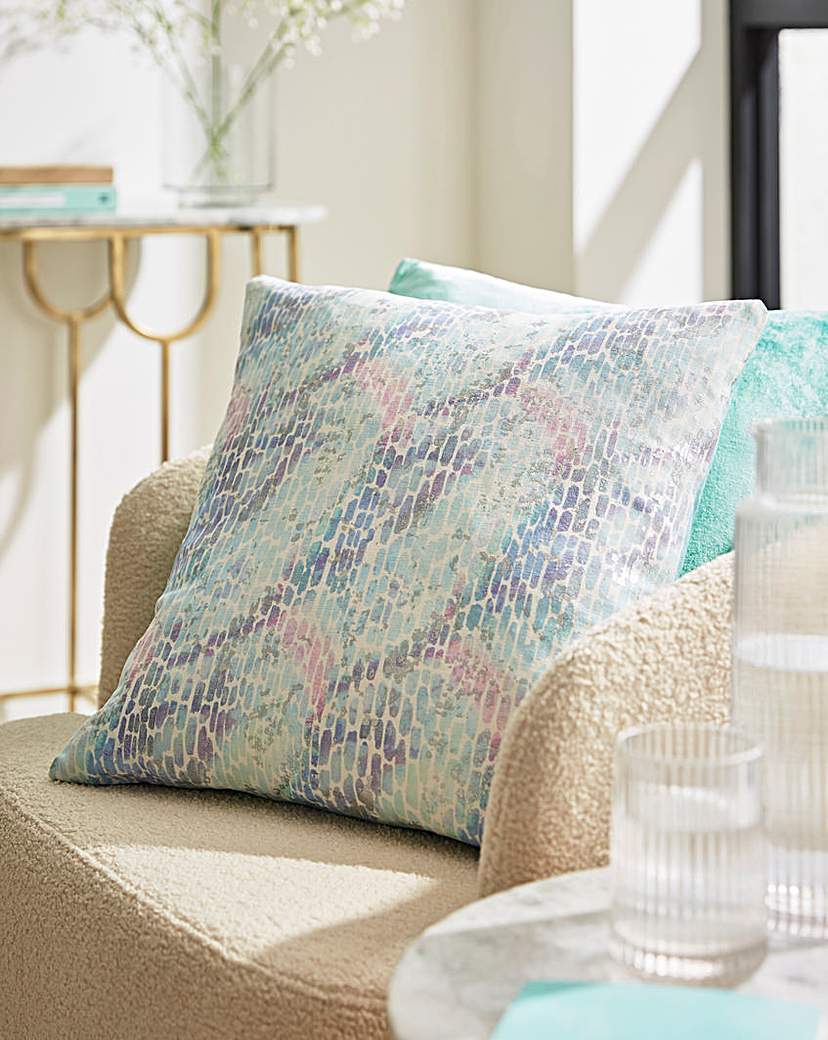 Iridescent Foil Cushion Cover