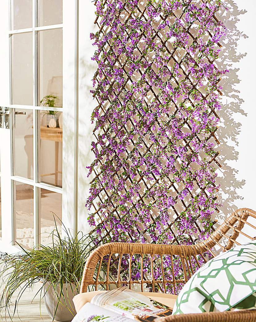 Vivid Violet Trellis 180 x 90 cm