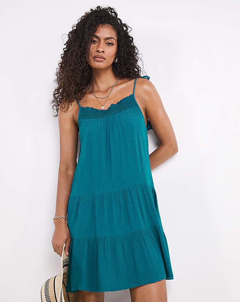 Dark Tropics Mini Beach Dress