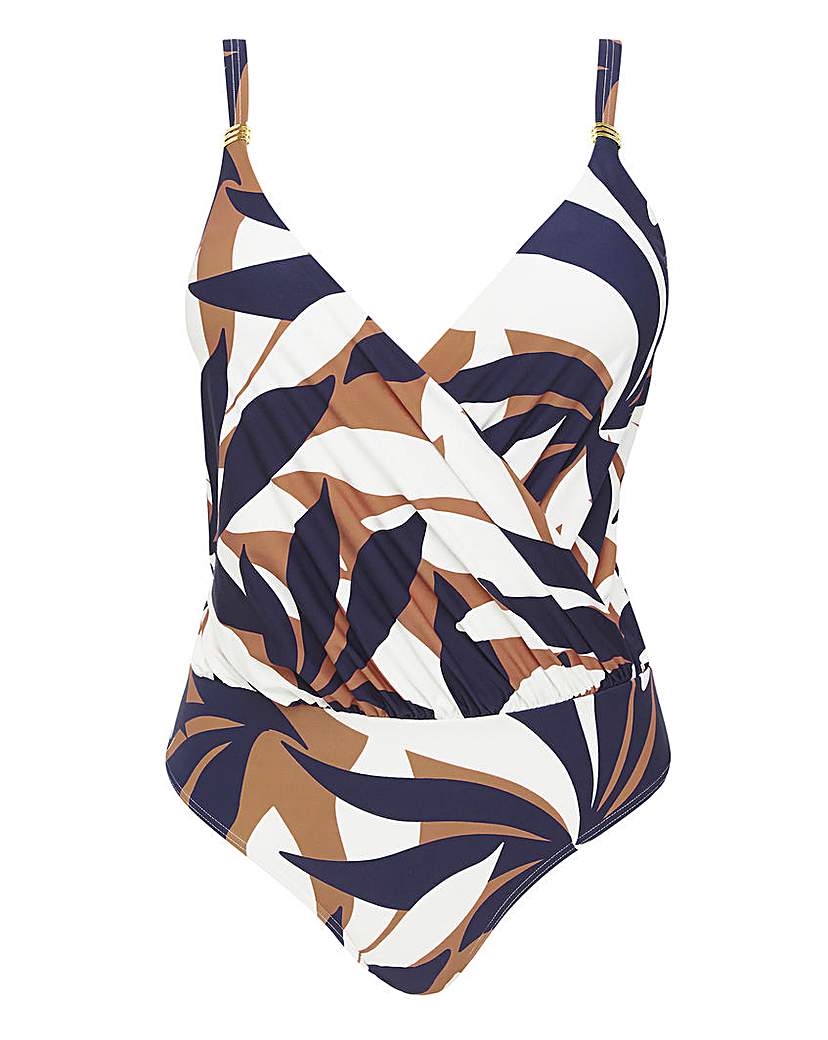 MAGISCULPT Twist Front Blouson Swimsuit