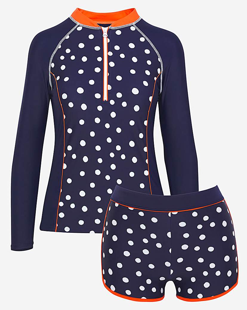 Sports Rash Vest Set - Spotted