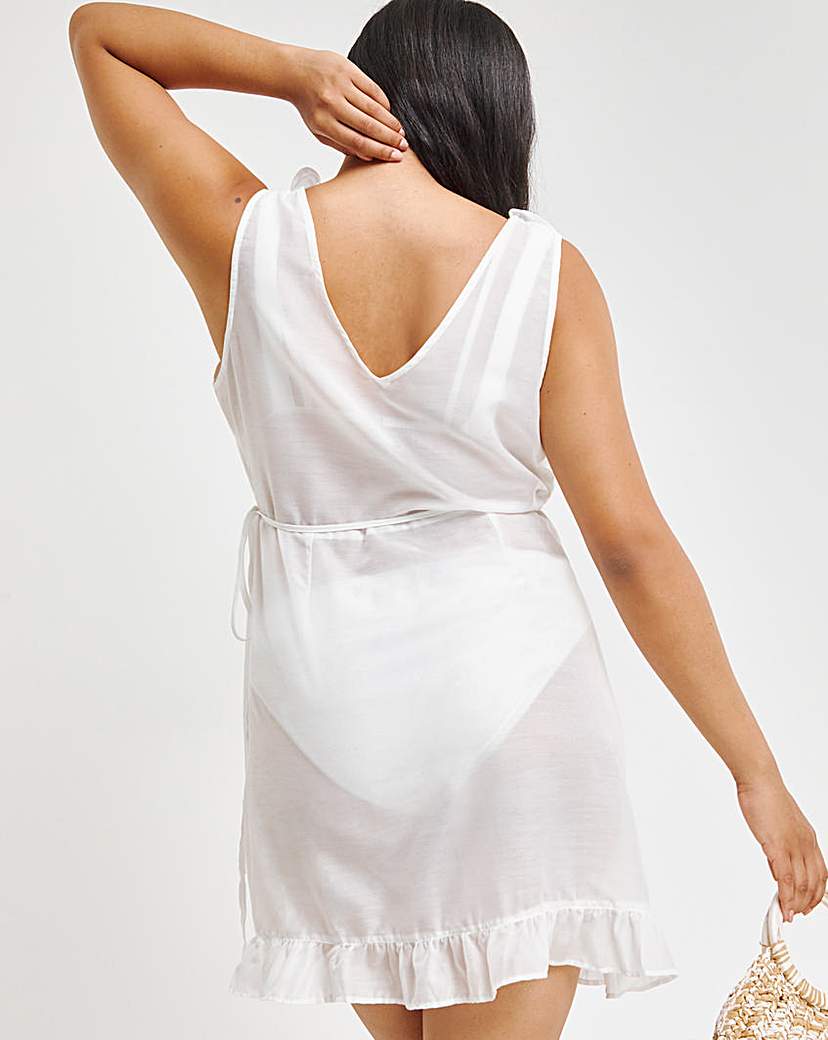 Value Wrap Over Beach Dress